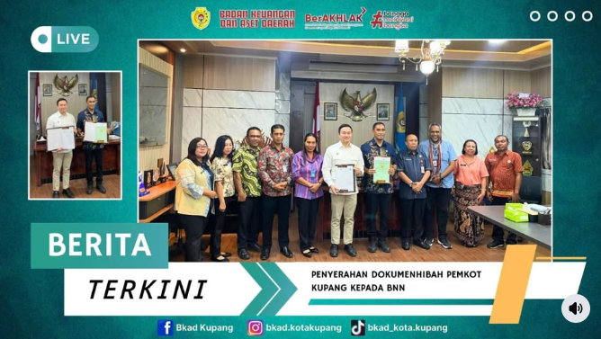 Penyerahan (Hibah)  atas Tanah ke BNN Kota Kupang